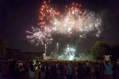 Feu d'artifice du 14 juillet 2019 à Cormeilles-en-Parisis (95)