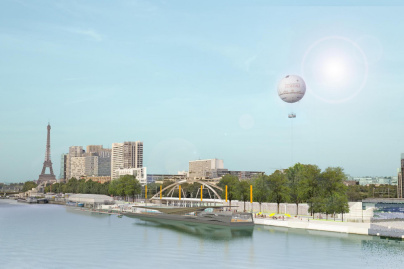 L'Arche, la piscine flottante Port de Javel, devrait ouvrir cet été 2021