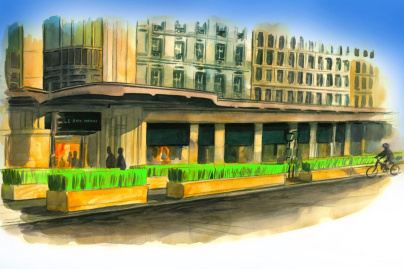 Le BHV installe un champ de lin rue de Rivoli et propose des ateliers gratuits pour le printemps