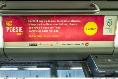 Le Grand Prix de Poésie 2021 de la RATP de retour, à vos poèmes