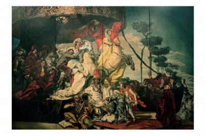 Exposition Sert au Petit Palais, José María Sert, Le Carrousel, détail, 1923 / Crédit : © Museo nacional de artes decorativa