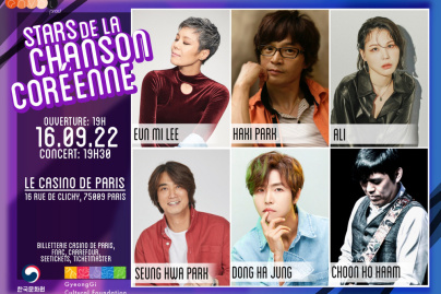 Les stars de la chanson coréenne au Casino de Paris en septembre 2022Kim Min-Ki
