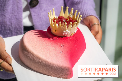 Le gâteau Reine de cœur de Fête des Mères par Lenôtre & Shy'm pour Princesse Margot
