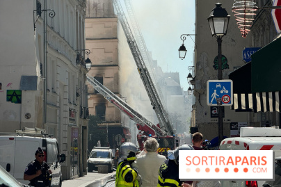 Un incendie en cours à Paris dans le Marais, près du BHV et de l’Hotel de Ville