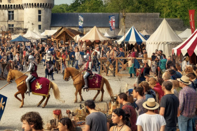 La Fête médiévale de Dourdan 2025 en Essonne avec marché, tournoi et spectacles 