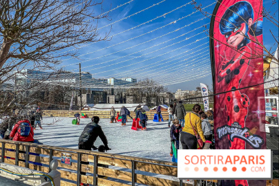 Une vraie patinoire s’installe Parc André Citroën : Patins en folie