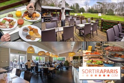 Le brunch à volonté de la Parenthèse Verte dans les Yvelines et sa terrasse au vert