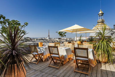 14 Juillet 2025 à Paris : diner et feu d'artifice au  Printemps Haussmann