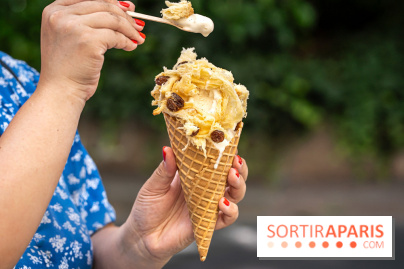 Insolite, la glace panettone de Christophe Louie à découvrir l'été à Paris
