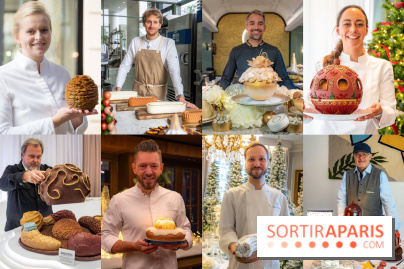 Le top des bûches de Noël à Paris 2025 de célèbres pâtissiers, chocolatiers