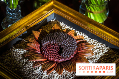 L'Oeuf de Pâques Tournesol du Péninsula Paris, la "Fleur de Lumières" par Anne Coruble