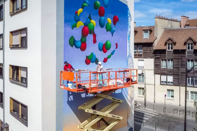 Seth dévoile une nouvelle fresque street-art XXL Paris 13e