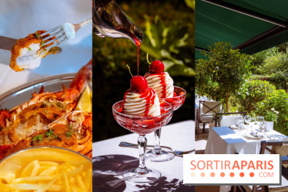 La terrasse-restaurant en jardin du Shangri-La Paris : Summer by La Bauhinia pour les beaux jours