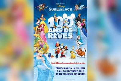 Disney sur Glace 2016 au Zénith de Paris : 100 Ans de Rêves