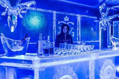 Ice lounge experience, le bar givré du George V