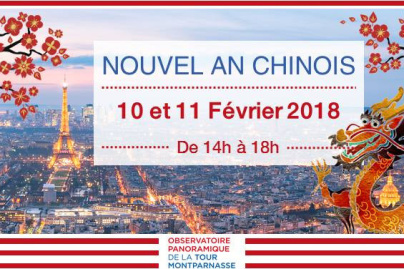 Nouvel an Chinois sur l'Observatoire de la Tour Montparnasse