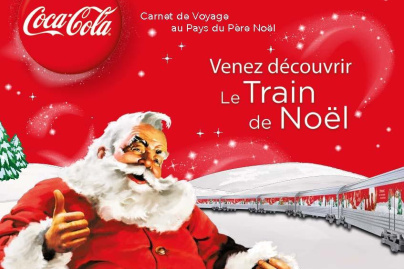 le train du père noël coca-cola 2011