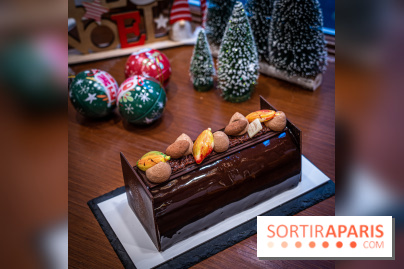 La bûche et les chocolats de Noël de la Reine Astrid 2021