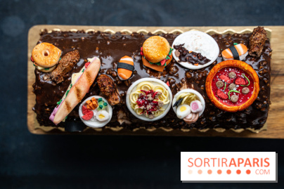 La Bûche de Noël insolite de Gabriella pour le Secours Populaire