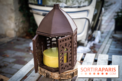 La Bûche de Noël lanterne de Mohamed Cheikh et Olivier Stehly 