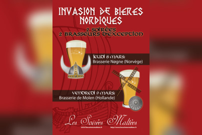 les soirées maltées, bieres nordiques, péniche six-huit
