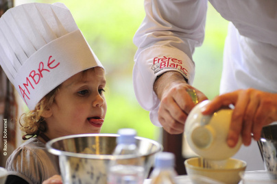 Atellier de cuisine pour enfants chez Clément