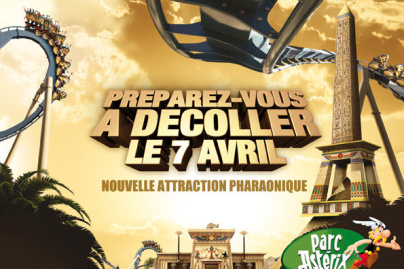 réouverture du parc astérix, egypte, oziris
