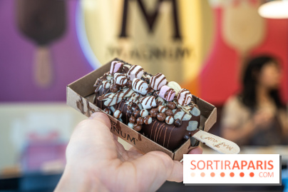 Le Bar à glaces Magnum dans le Marais à Paris, les glaces personnalisées gourmandes