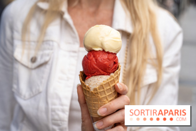 Fruits givrés, glaces aux saveurs bretonnes et kouign-amann glacé à la Glacerie Paris
