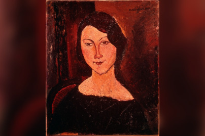 modogliani, jeune femme au corsage noir