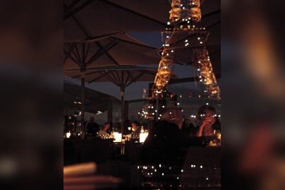 Réveillon de Noël aux Ombre sur le toit du Musée du Quai Branly