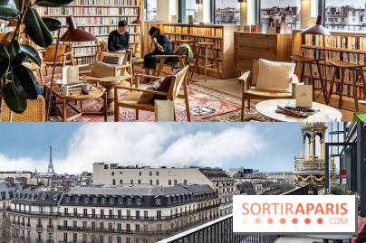 Le Bar Perché : un bar littéraire & sa terrasse avec vue se hisse au 7e étage du Printemps Haussmann