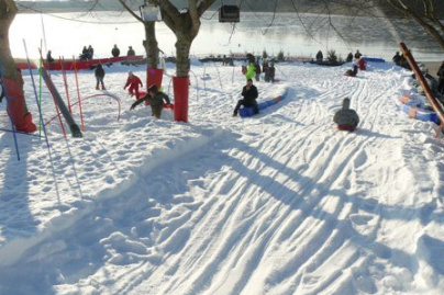 Le Village sportif d'hiver de la base de loisir de Vaires/Torcy