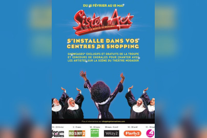 Sister Act s'invite dans les centres de Shopping d'Ile de France