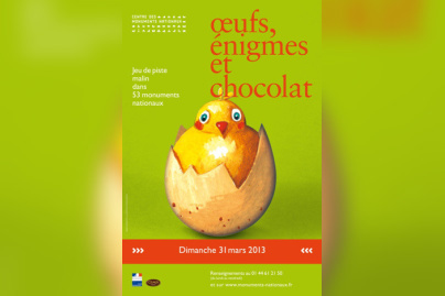 Pâques dans les Monuments Nationaux : Oeufs, énigmes et chocolat 2013