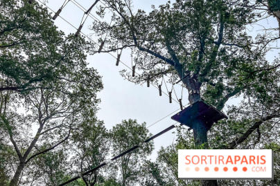 Branches et loisirs, l'accrobranche à la base de loisirs de Saint-Quentin en Yvelines