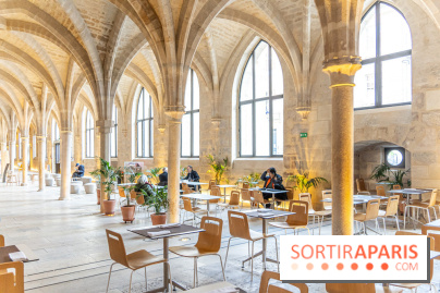 La table des Bernardins, le café-restaurant niché dans la nef du Collège des Bernardins