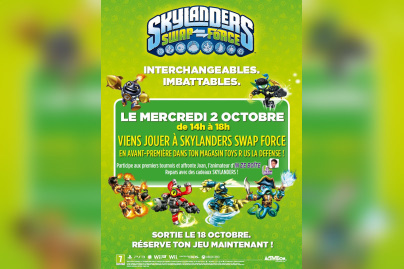 Grands Tournois Skylanders Swap Force au Toys de la Défense