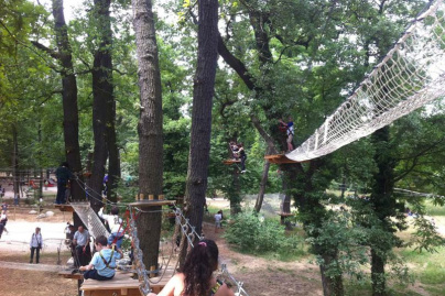 Evasion verte, le parcours aventure du Parc Floral de Paris