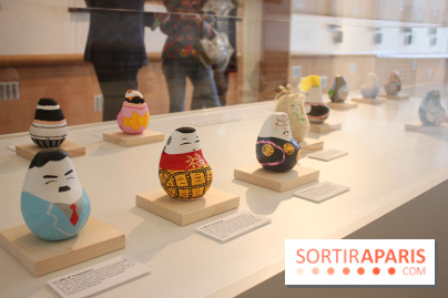 Exposition Okiagari Koboshi, les poupées japonaises au Chai de Bercy