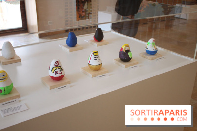 Exposition Okiagari Koboshi, les poupées japonaises au Chai de Bercy