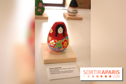 Exposition Okiagari Koboshi, les poupées japonaises au Chai de Bercy