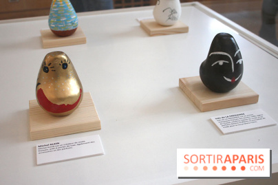 Exposition Okiagari Koboshi, les poupées japonaises au Chai de Bercy