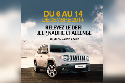 Le JEEP® Nautic Challenge au salon du Nautique !