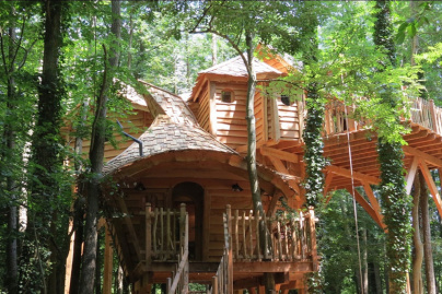 Les cabanes dans les arbres du Moulin