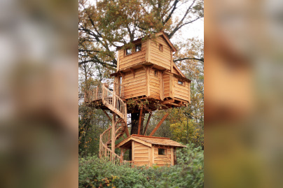 Les cabanes dans les arbres du Moulin