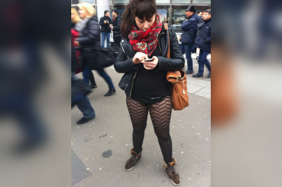 No Pants Subway Ride Paris 2014