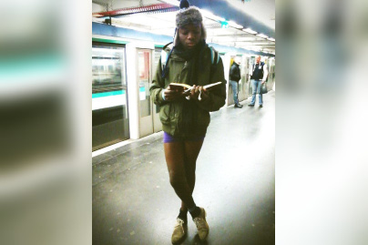 No Pants Subway Ride Paris 2014