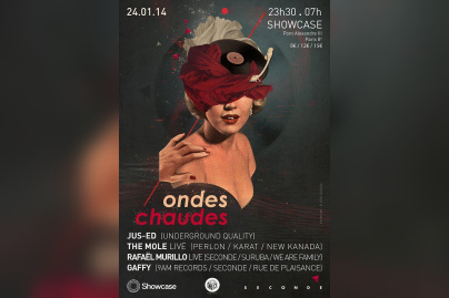 ONDES CHAUDES avec THE MOLE live - JUS ED - RAFAEL MURILLO live - GAFFY