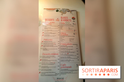 Le Paradis du fruit : nouvelle carte